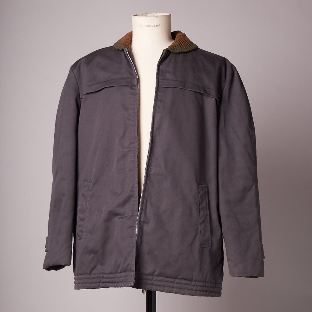 Vintage 1970s Aldens Men's Gray Coat